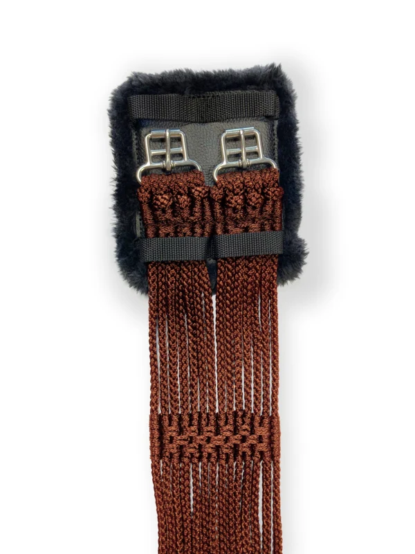 Cord Girth with padded stainless steel buckles - Image 6