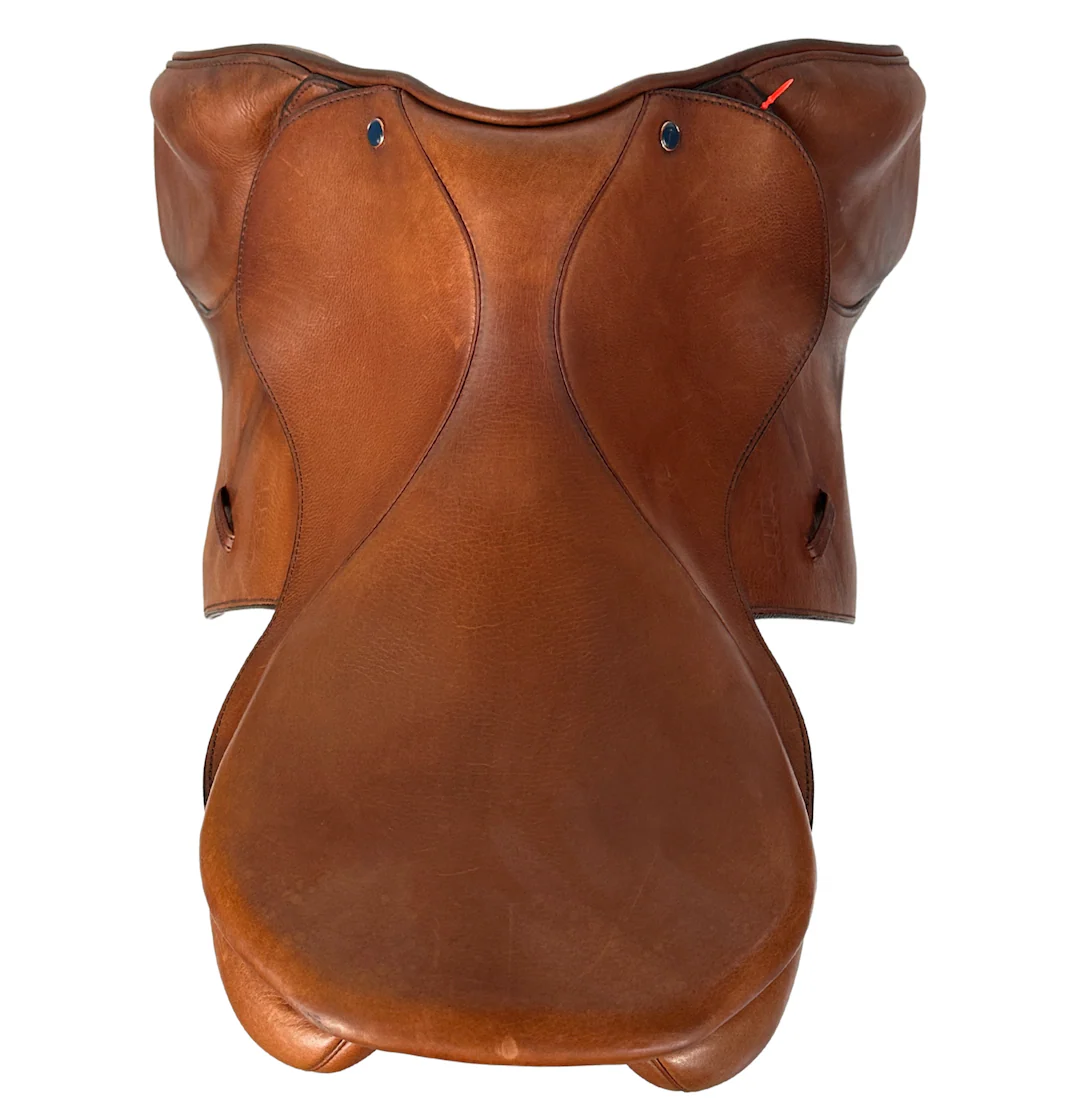 Jumping Saddle Virginia 17,5" 29cm tobacco - Image 3