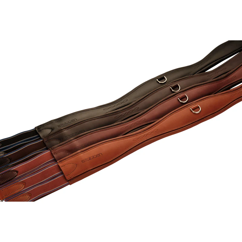 Leather girth long Overlay with both elastic ends - Image 3