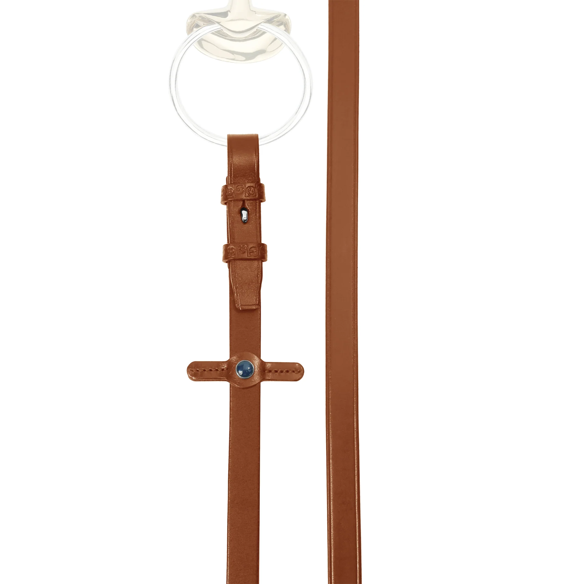 Leather reins plain, narrow - Image 3